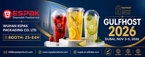 ESPAK Packaging เตรียมจัดแสดงบรรจุภัณฑ์บริการอาหารแบบใช้แล้วทิ้งระดับพรีเมียม...